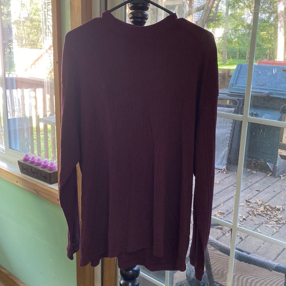 J . Ferrar XL Burgandy Men’s Sweater